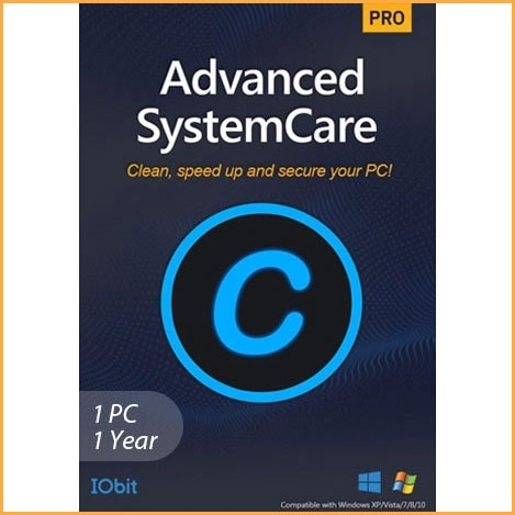 iObit Advanced SystemCare 17 Pro - 1 PC 1 Year