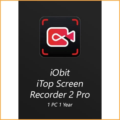 IObit iTop Screen Recorder 2 Pro -1 PC -1 Year