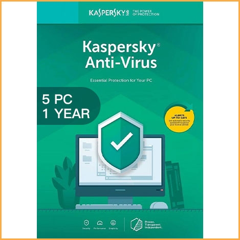 Kaspersky Antivirus 2020 - 5 PCs -  1 Year [EU]