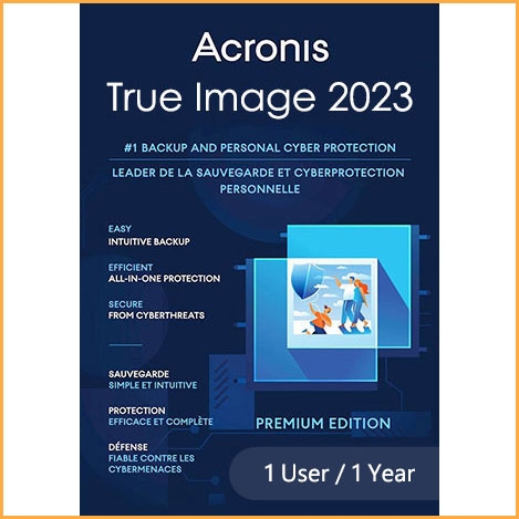 Acronis True Image 2023 - 1 User - 1 Year
