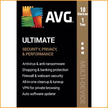 AVG Ultimate 2020 10 Devices 1 Year