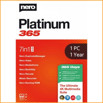 Nero Platinum 365 - 1 PC - 1 Year [EU]